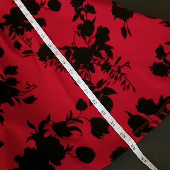 NEW Speechless Juniors Illusion Neckline Mini Fit & Flare Mini Dress Red Size 13 - Picture 12 of 13